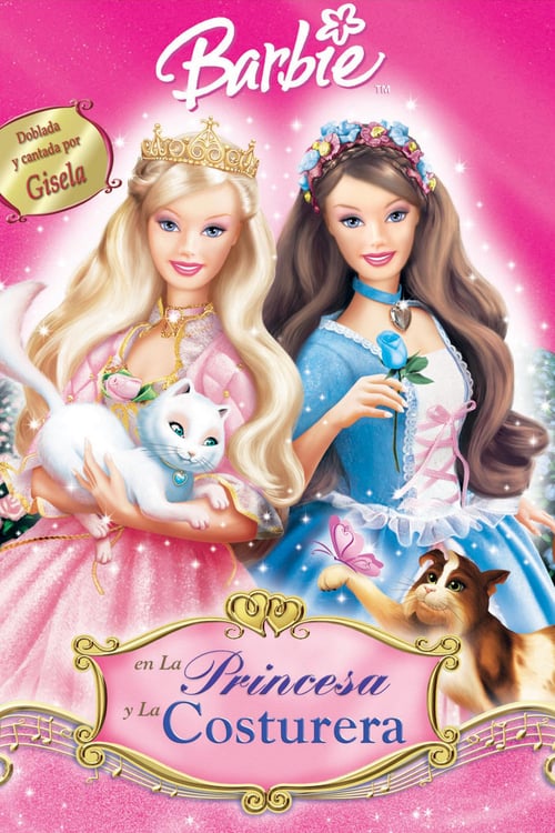 Póster película Barbie en La Princesa y la Costurera