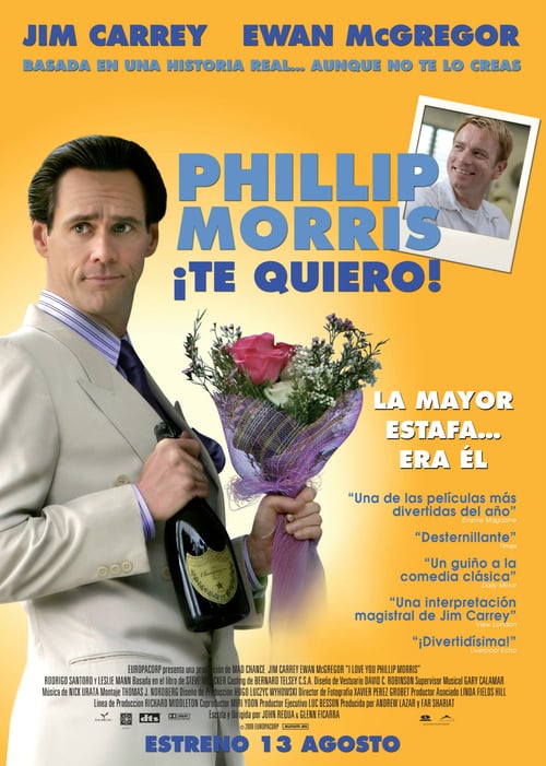 Póster película Phillip Morris ¡Te quiero!