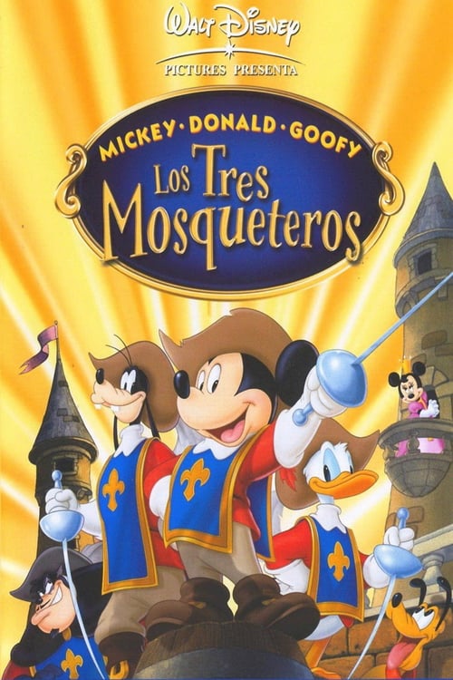 Póster película Mickey, Donald y Goofy: Los tres mosqueteros