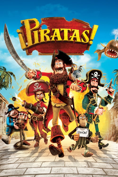 Póster película ¡Piratas!