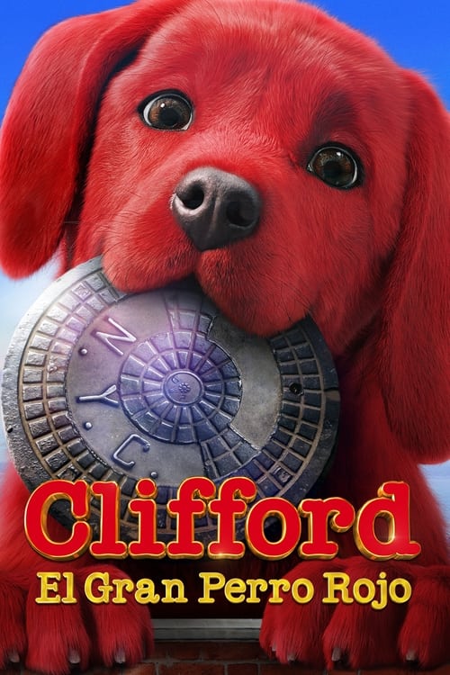 Póster película Clifford, el gran perro rojo