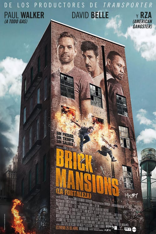 Póster película Brick Mansions (La fortaleza)