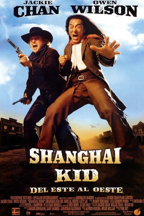 Póster película Shanghai Kid, del este al oeste