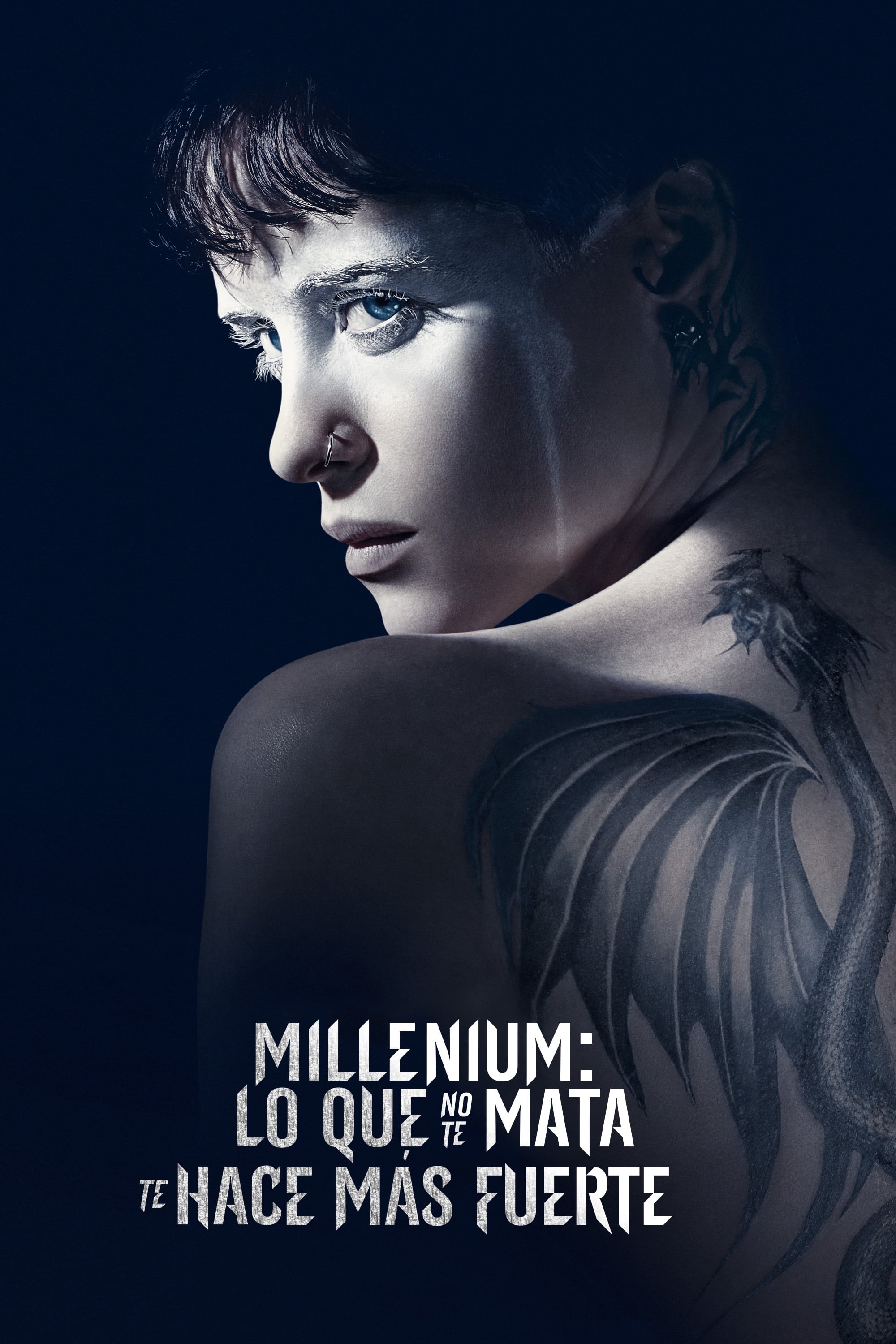Póster película Millennium: Lo que no te mata te hace más fuerte