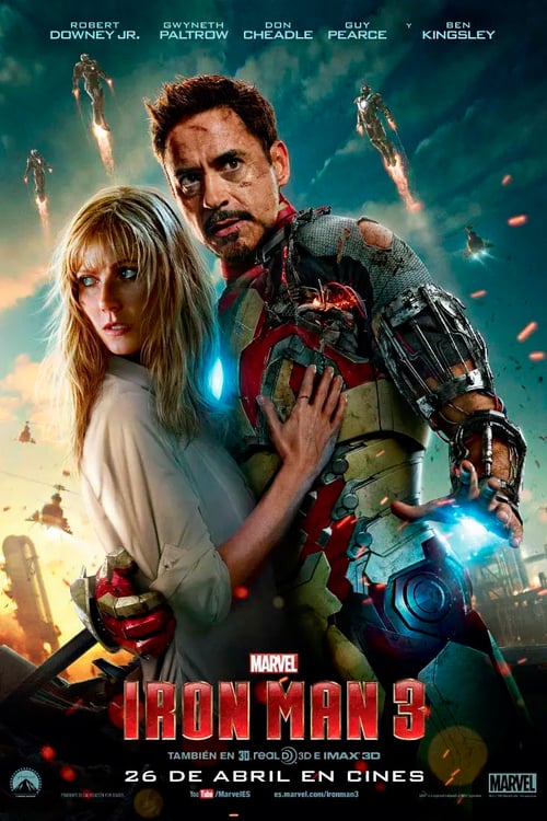 Póster película Iron Man 3