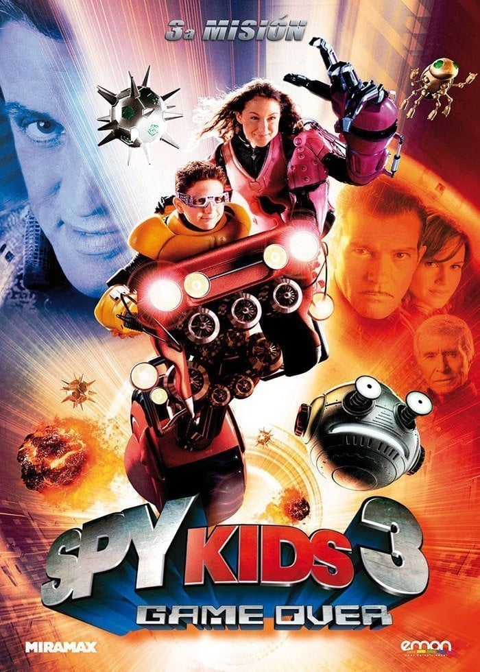 Póster película Spy Kids 3D: Game Over