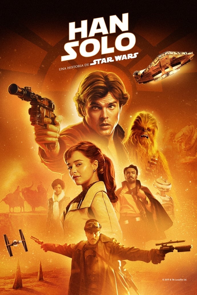 Póster película Han Solo: Una historia de Star Wars