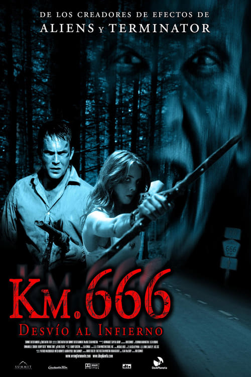Póster película Km. 666 (Desvío al infierno)