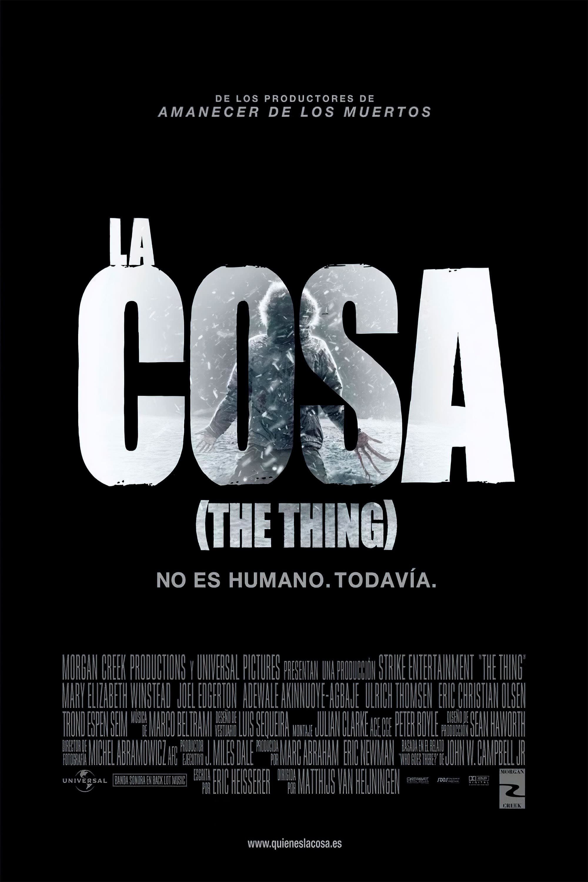 Póster película La cosa (The Thing)
