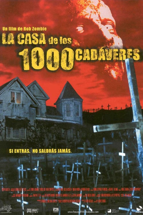 Póster película La casa de los 1000 cadáveres