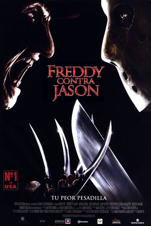 Póster película Freddy contra Jason