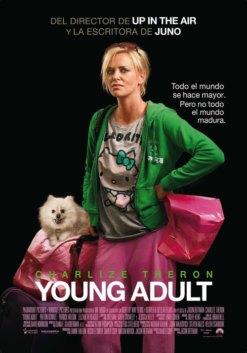 Póster película Young adult
