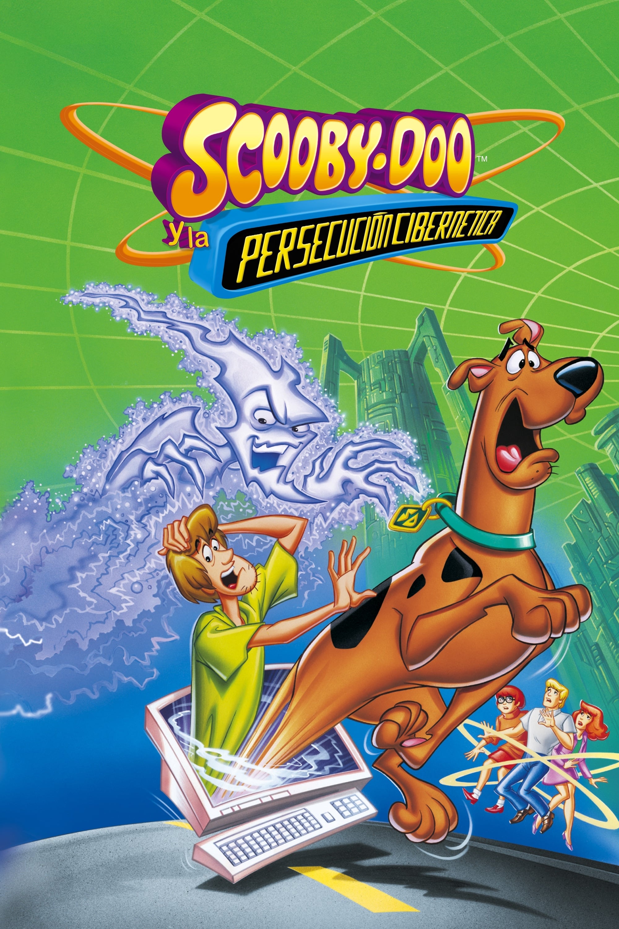 Póster película Scooby Doo y la persecución cibernética